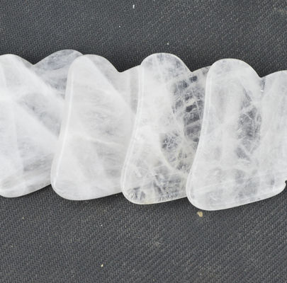 Tavola di raschiatura Gua Sha trasparente per il collo del viso Massaggio della pelle del corpo intero Massaggio muscolare