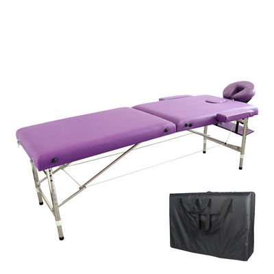 Letto di massaggio pieghevole portatile in cuoio PU per la bellezza e la salute del corpo in salotto