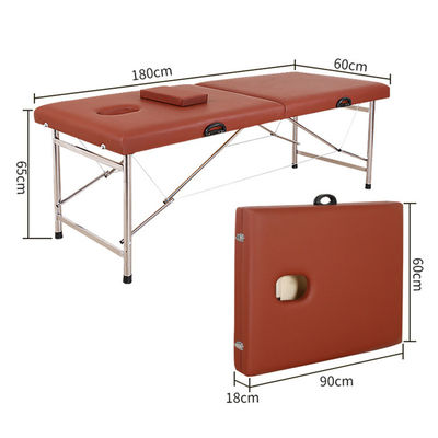 Salone Spa Massaggio Tavolo di Massaggio Portatile Letto Pieghevole con Disegno Semplice Multifunzionale e Borsa di Stoccaggio Inclusa