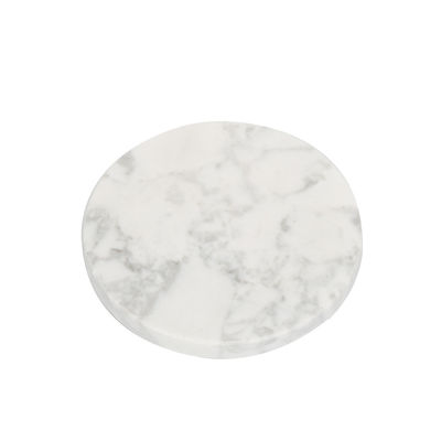 Caratteristica regionale Marmo naturale rotondo quadrato esagonale Tazza bianca tappetino Tazza da caffè Tazza da tè tappetini per bevande tappetini cuscinetti cucina domestica