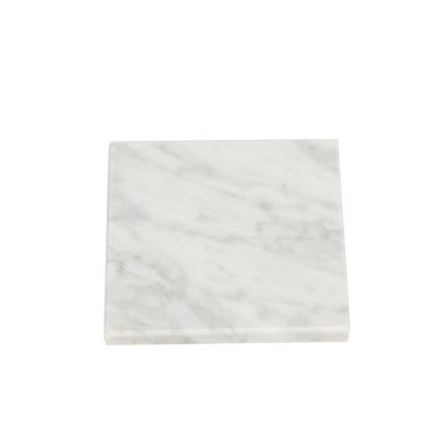 Caratteristica regionale Marmo naturale rotondo quadrato esagonale Tazza bianca tappetino Tazza da caffè Tazza da tè tappetini per bevande tappetini cuscinetti cucina domestica