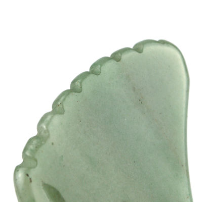 Aventurine verde Guasha Gua Sha Modalità strumento viso No abkgs-038 Per un drenaggio linfatico efficace e cura della pelle