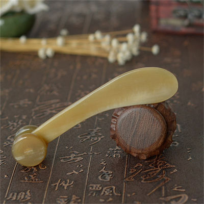 Yak Horn Gua Sha Board Bull Horn Body Massager Roller per il massaggio del corpo intero