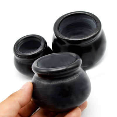 Medicina vuoto Bian Pietra Gua Sha Cupping Set 3 tazze 40/50/60mm