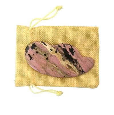 Massaggiatore multifunzionale a base di Rhodonite rosa giada per la cura della salute e le esigenze di salute personale