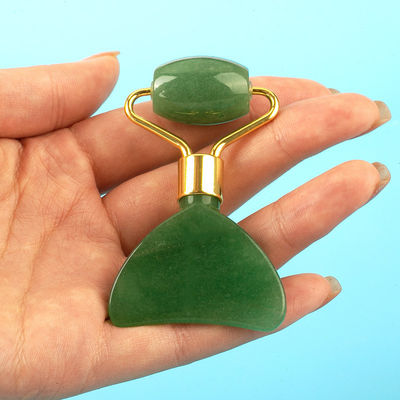 Mini Rose Quartz Jade Roller Eye Skin Care Gua Sha Board Dispositivo di bellezza facciale multifunzionale entro 90 caratteri