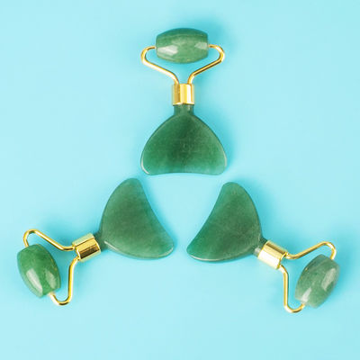 Mini Rose Quartz Jade Roller Eye Skin Care Gua Sha Board Dispositivo di bellezza facciale multifunzionale entro 90 caratteri