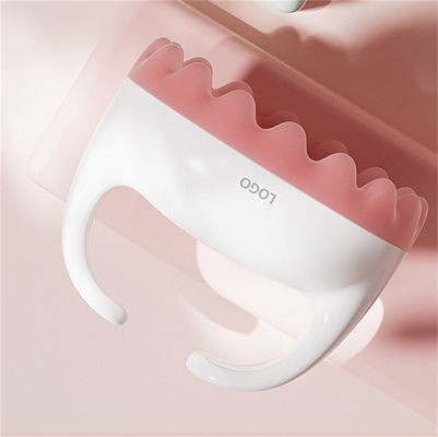 Logo personalizzato DisponibilePlastico Massaggio Abdominale Meridianale Spazzola Manuale Corpo Gua Sha Coppa Fascia Rilassamento Massaggio Strumento