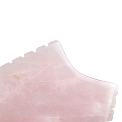2024 Rose Quartz Gua Sha Massaggio Strumento Con Denti Naturale Piuma Cristallina Bellezza Massaggiatore Face Lifting Anti Aging Logo Rosa