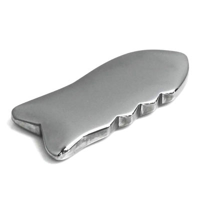 Terahertz Gua Sha Scraping Massaggio Strumento con pietra di energia e massaggio punto di agopuntura 91 * 37mm