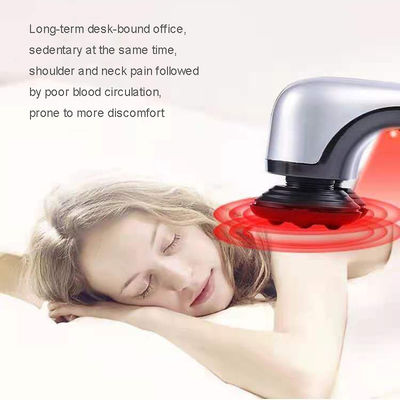 Martello di massaggio a infrarossi portatile in silicone ABS per massaggio dei tessuti profondi Muscoli delle spalle delle gambe dei piedi Velocità infinitamente variabile