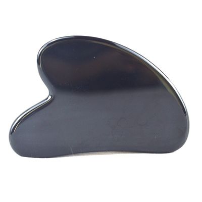 75*50mm Rose Quartz Jade Bian stone Sculpting Heart Gua Sha Face Sculpting Tool per il collo Spalla Massaggio spalla Anti-aging