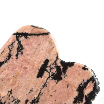 Attrezzature per il massaggio del corpo Pietra naturale di rhodonite Gua Sha Scraping Board per la bellezza facciale e massaggio dei tessuti profondi