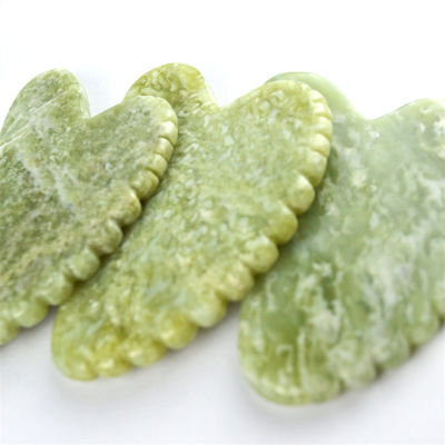 2024 Arrivi Naturale Forma Cuore Xiuyan Giada Gua Sha Scraping Board L'ultimo strumento di massaggio per il rilassamento del corpo intero