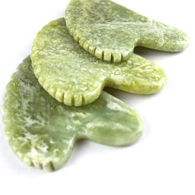 2024 Arrivi Naturale Forma Cuore Xiuyan Giada Gua Sha Scraping Board L'ultimo strumento di massaggio per il rilassamento del corpo intero
