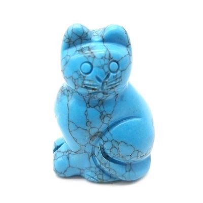 Figurina di gatto di agata scolpita a mano in stile Feng Shui per la guarigione e la decorazione degli animali