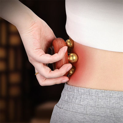 Gua Sha Funzione Manuale Massaggiatore addominale in rame Fuoco corpo Meridiano Massaggio spazzola per la pelle della vita Stretta e modellazione