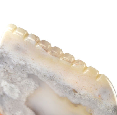 Attrezzature per il massaggio corporeo Proprietà Strumenti facciali Guasha naturali bianchi per il viso Spa con strumento facciale in forma di Sakura Agate Giada Gua Sha