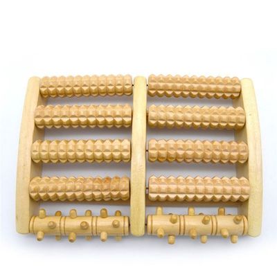 Massaggiatore a piedi in legno da 27*17*4,5 cm con design portatile e certificato ISO9001