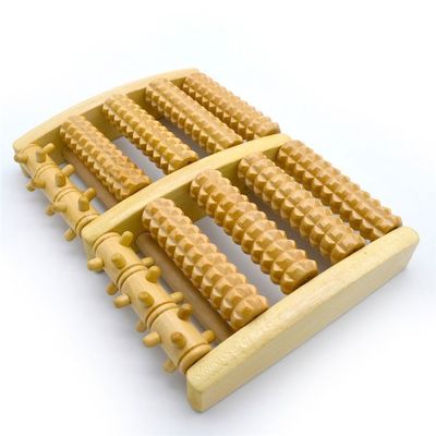 Massaggiatore a piedi in legno da 27*17*4,5 cm con design portatile e certificato ISO9001