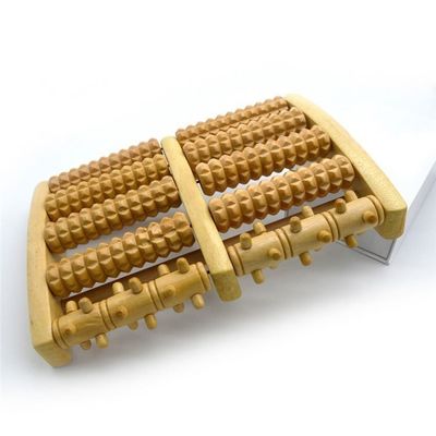 Massaggiatore a piedi in legno da 27*17*4,5 cm con design portatile e certificato ISO9001