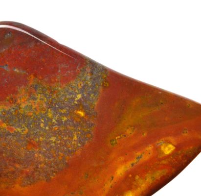 Funzione di massaggio muscolare 2024 Mookaite rosso naturale caldo Jasper Gua Sha Massager Logo personalizzato Cura della pelle Anti-invecchiamento Guarigione Pietra raschiatura Strumenti di massaggio