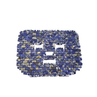 Ametista Giada Roller naturale Blu Dot Stone Maschera Faciale Anti-invecchiamento Terapia a caldo o freddo Strumento per la cura della pelle facciale