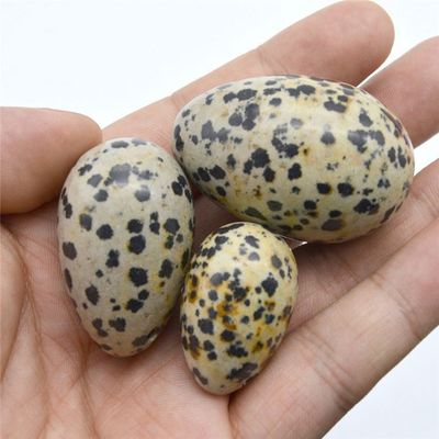 Uova calde dalmata di giaspo Yoni Set per donne 3 dimensioni Vibrating giada gemstone uova