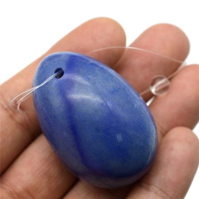 Uova di massaggio Yoni Aventurine Blu Stile di arte popolare per donne Set di rinforzo Kegel