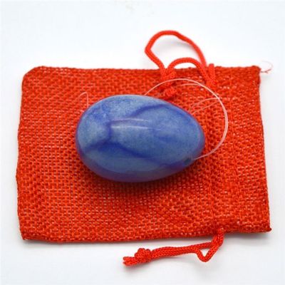 Uova di massaggio Yoni Aventurine Blu Stile di arte popolare per donne Set di rinforzo Kegel