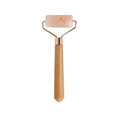 16.5*6.4*2.3cm Natural Himalayan Rock Salt Jade Face Roller per lifting facciale e rimozione delle rughe