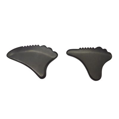 Gua Sha Tool Massaggiatore Faciale Bian Stone Faccia ecologica 105*77mm 114*74mm 2 Pcs AKBS-030 per drenaggio linfatico facciale