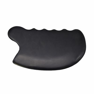 Pietra Bian Nera Naturale Pura Gua Sha Massaggio Faciale Cosmetico Lift Stringe la Pelle Massaggiatore Faciale Per Tutto Il Corpo