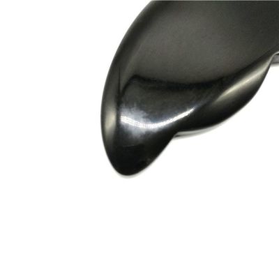 Massaggio facciale e raschiatura del corpo 9.5*5*0.5 con la pietra nera di ossidiana gua sha