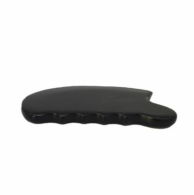 Pietra Bian Nera Naturale Pura Gua Sha Massaggio Faciale Cosmetico Lift Stringe la Pelle Massaggiatore Faciale Per Tutto Il Corpo