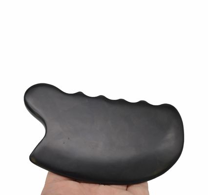 Pietra Bian Nera Naturale Pura Gua Sha Massaggio Faciale Cosmetico Lift Stringe la Pelle Massaggiatore Faciale Per Tutto Il Corpo