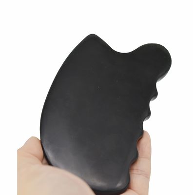Pietra Bian Nera Naturale Pura Gua Sha Massaggio Faciale Cosmetico Lift Stringe la Pelle Massaggiatore Faciale Per Tutto Il Corpo