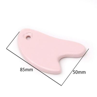 Strumento per il massaggio del corpo Tavola di Gua Sha ceramica per la cura della pelle e l'agopuntura del viso