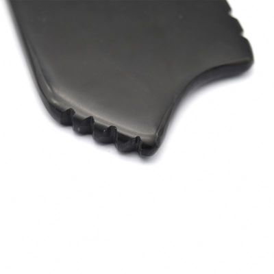 Black Bian Stone Gua Sha Scraping Massager Tool Set per corpo naturale e prestazioni