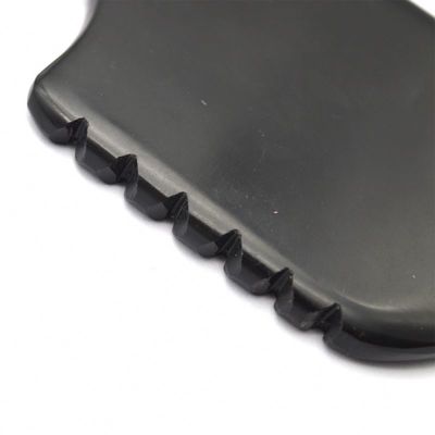 Black Bian Stone Gua Sha Scraping Massager Tool Set per corpo naturale e prestazioni