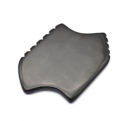Black Bian Stone Gua Sha Scraping Massager Tool Set per corpo naturale e prestazioni