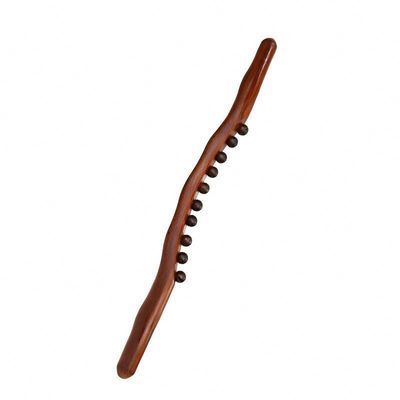 400g/pc Carbonizzato Legno di faggio Corpo Meridiano Bagnato Massaggio bastone di legno Gua Sha Scraping Massaggio Strumento