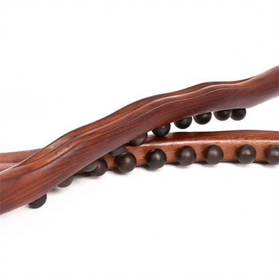 400g/pc Carbonizzato Legno di faggio Corpo Meridiano Bagnato Massaggio bastone di legno Gua Sha Scraping Massaggio Strumento