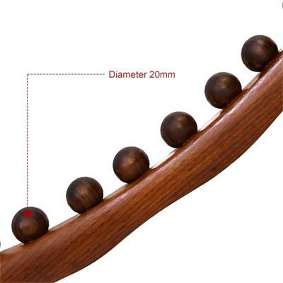 400g/pc Carbonizzato Legno di faggio Corpo Meridiano Bagnato Massaggio bastone di legno Gua Sha Scraping Massaggio Strumento