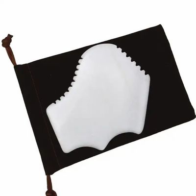 Giunta Gua Sha di Giada Bianca Naturale per Massaggiatore Faciale e Proprietà di Progettazione di Terapia di Raschiatura