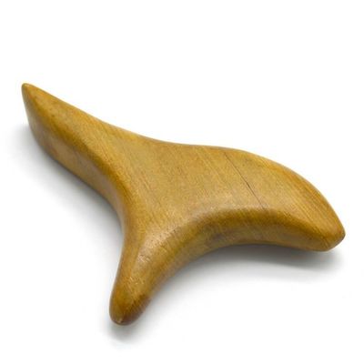 Proprietà Massaggiatore Legno naturale Triangolo Gua Sha Strumenti per il massaggio dei piedi Self-service attrezzature di bellezza