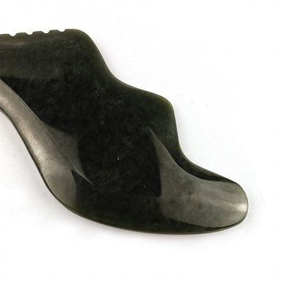 Nefrite naturale Gua Sha Board Massaggiatore Faciale con Certificato Sì Logo personalizzato Strumenti di massaggio Faciale Spa
