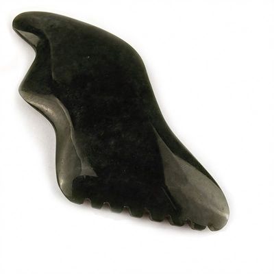 Nefrite naturale Gua Sha Board Massaggiatore Faciale con Certificato Sì Logo personalizzato Strumenti di massaggio Faciale Spa