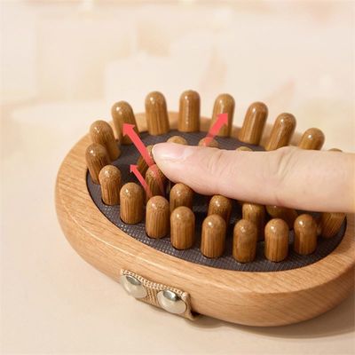 Area di massaggio Corpo intero Massaggio Meridiano Corpo di Legno Spazzola Gua Sha Massaggiatore Comb Con Air Bag Per Massaggio Scalp Comb