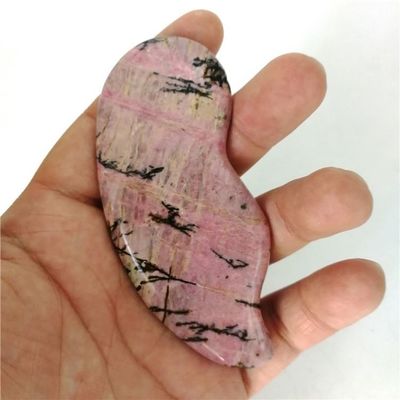 Massaggio per la salute del corpo Essential Natural Rhodochrosite Gua Sha Scraping Massager per la funzione di cura della salute
